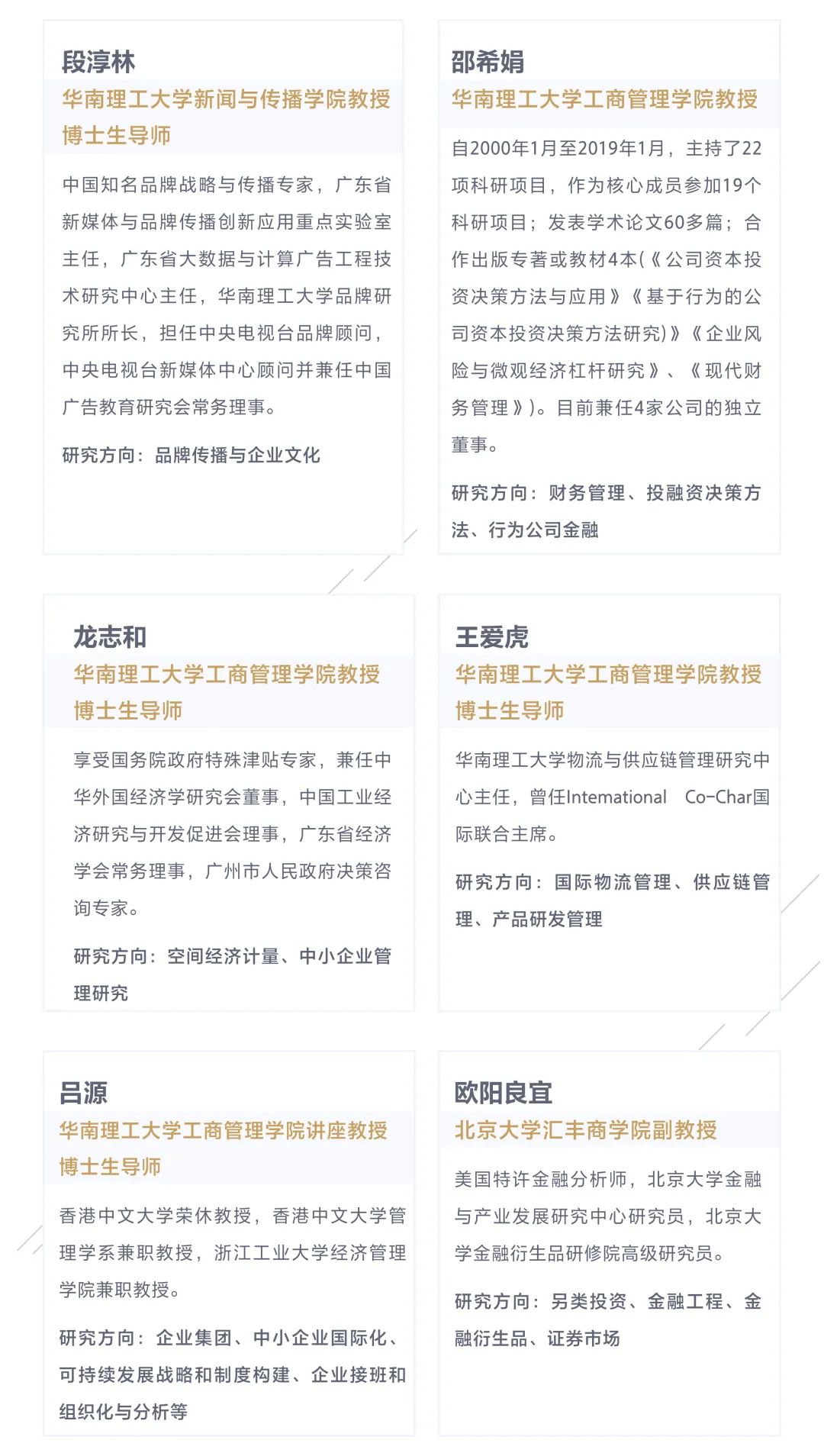 2021年華南理工大學(xué)EMBA招生簡章