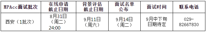 2022年西安交通大學(xué)MPAcc提前面試時(shí)間安排 2022年西安交通大學(xué)MPAcc提前面試時(shí)間安排