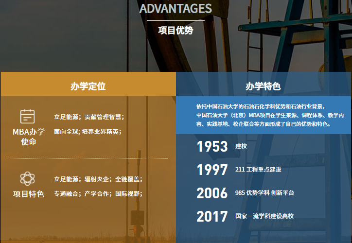 2022年中國(guó)石油大學(xué)( 北京)工商管理碩士（MBA）招生簡(jiǎn)章