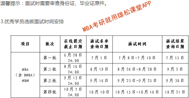 2023年西北工業(yè)大學MBA/EMBA提前面試方案 2023年西北工業(yè)大學MBA/EMBA提前面試方案
